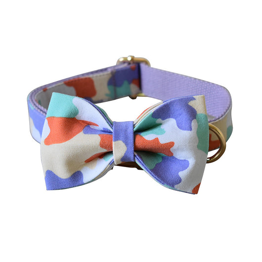 Collar Arnés para Perro con Diseño Camuflaje Púrpura y Hebilla Metálica - Image 3