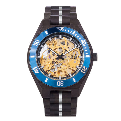 Reloj Mecánico de Madera Infected Gris con Correa Ajustable - Image 9