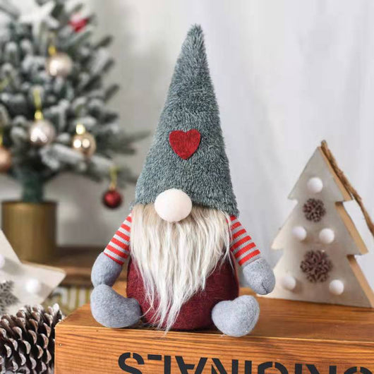 Adorno Navideño Duende Anciano sin Rostro - Decoración Creativa - Image 3