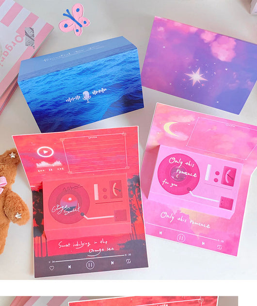 Tarjeta de Felicitación Estereoscópica con Fonógrafo - Regalo Creativo - Image 28