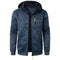 Cardigã Esportivo Masculino com Capuz Jacquard