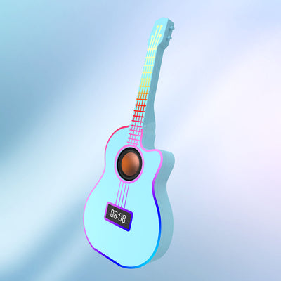 Parlante Bluetooth con Reloj Despertador y Luces Ambientales - Image 6