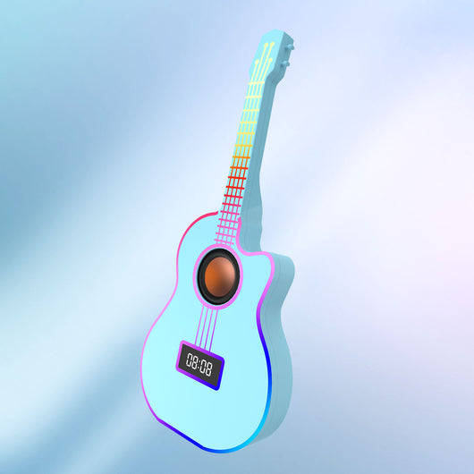 Parlante Bluetooth con Reloj Despertador y Luces Ambientales - Image 6