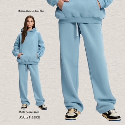 Sudadera con Capucha Forrada en Fleece - Corte Holgado y Cómodo - Image 11