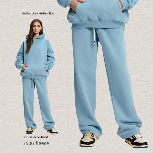 Sudadera con Capucha Forrada en Fleece - Corte Holgado y Cómodo - Image 11