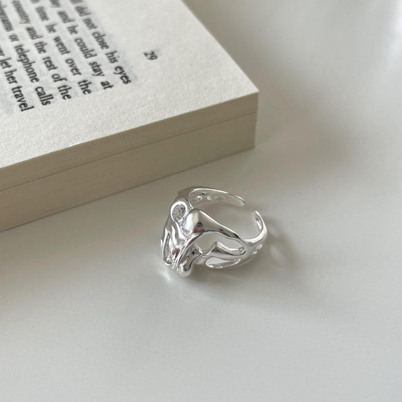 Anillo de Plata Esterlina 925 con Zirconia Cúbica Brillante
