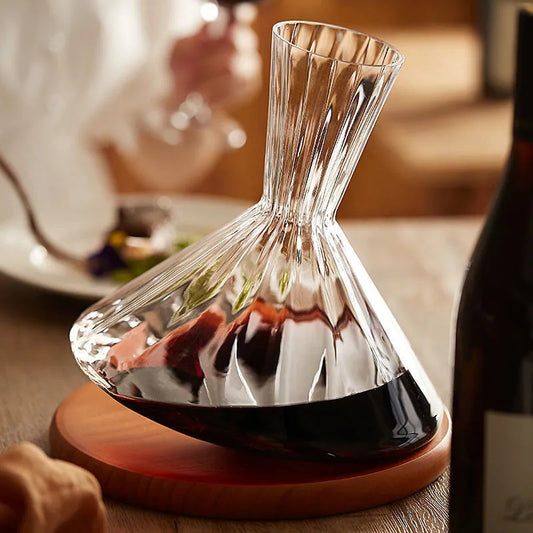 Decantador de Vino Tinto en Cristal Premium