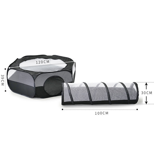 Túnel Gato Plegable Cómodo - Juguete Desmontable Multifunción sin Ocupar Espacio - Image 4