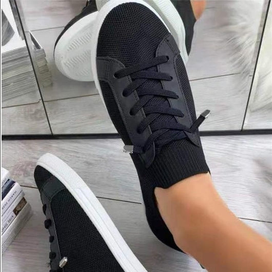 Zapatos Deportivos Tejidos Transpirables con Cordones - Image 2