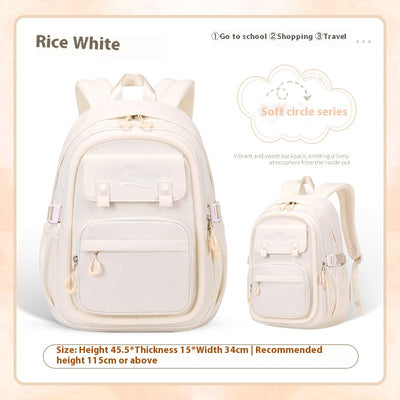 Mochila Escolar Impermeable de Gran Capacidad y Múltiples Compartimentos para Niñas - Image 6