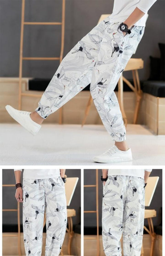 Pantalones Casuales Cómodos para Hombre Crane - Bloomers Holgados - Image 11