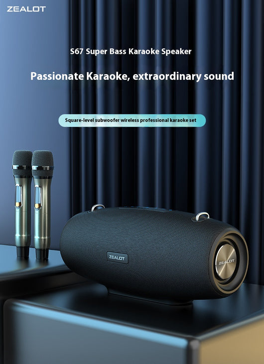 Parlante Karaoke Bluetooth Familiar de Alta Potencia - Image 12