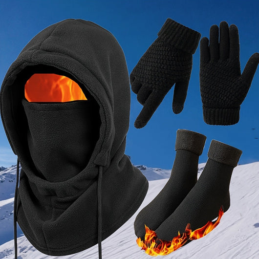 Conjunto Completo Abrigador: Gorro, Guantes y Calcetines Invierno - Image 5