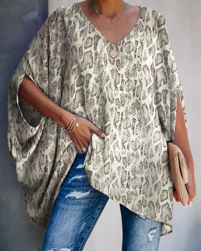 Camiseta Suelta con Cuello en V para Mujer - Estilo Europeo y Americano - Image 17