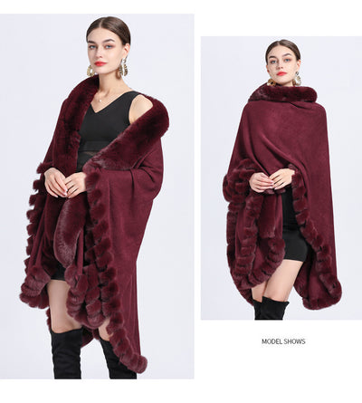 Cardigan Oversized con Cuello de Conejo - Abrigo Tejido Irregular Holgado - Image 31