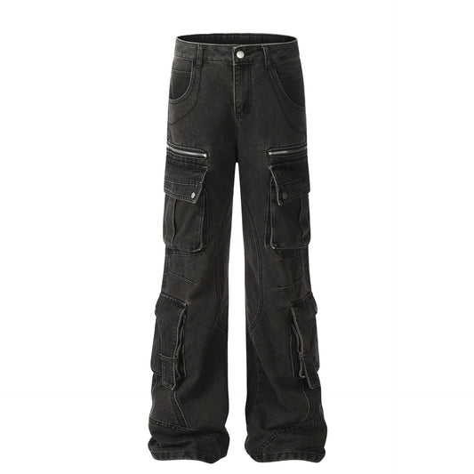 Overol de Algodón con Bolsillos Múltiples - Estilo Casual Versátil