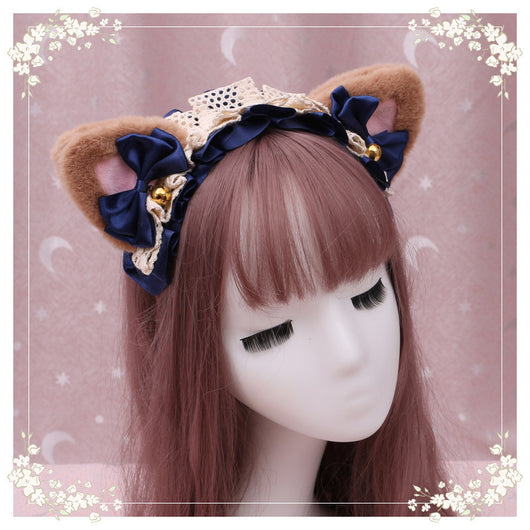 Diadema Lolita Gatita de Peluche con Encaje - Accesorio Anime Japonés - Image 28