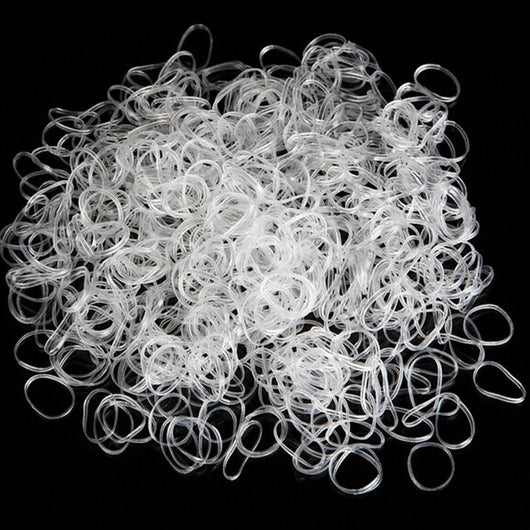 Bandas Elásticas Transparentes para el Cabello Infantil - Coleteros Suaves - Image 5