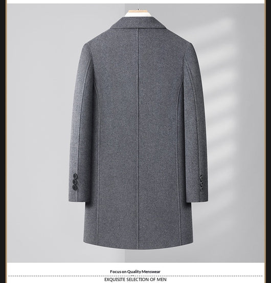Abrigo de Lana Reversible para Hombre - Otoño e Invierno - Image 17