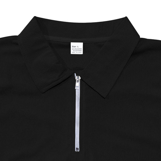 Polo Corduroy Holgado con Medio Cierre para Hombre - Image 24