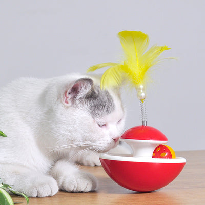 Juguete Interactivo para Gatos con Plumas, Campanas y Vara Giratoria - Image 9