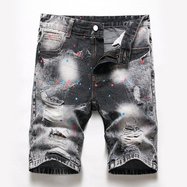 Pantalones Vaqueros Rotos Estilo Retro Europeo y Americano