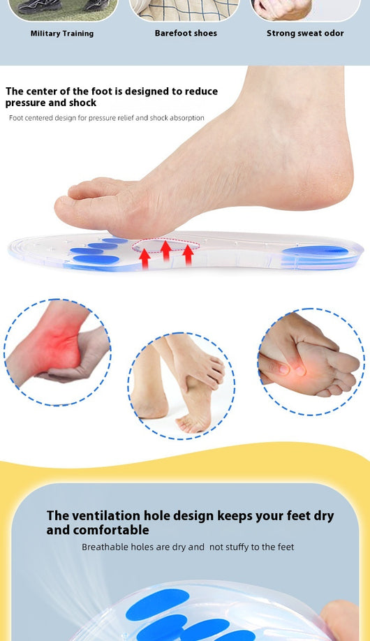 Plantillas Deportivas de Gel con Absorción de Impacto - Image 7