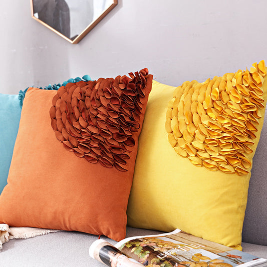 Funda de Almohada Artesanal en Relieve 3D - Image 2