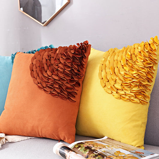 Funda de Almohada Artesanal en Relieve 3D - Image 2