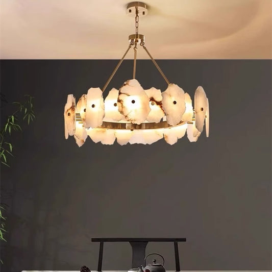 Lámpara de Araña Mármol Creativa para Sala y Dormitorio - Image 2