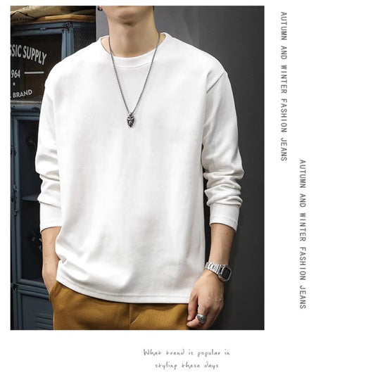 Camiseta Térmica Hombre Cuello Redondo Suéter Interior Grueso Ajuste Holgado - Image 25
