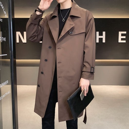 Gabardina Clásica para Hombre Primavera Otoño Elegancia Sofisticada - Image 3