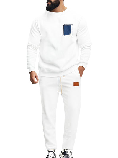 Suéter Deportivo Combinado Dos Piezas - Conjunto Casual Moderno - Image 34