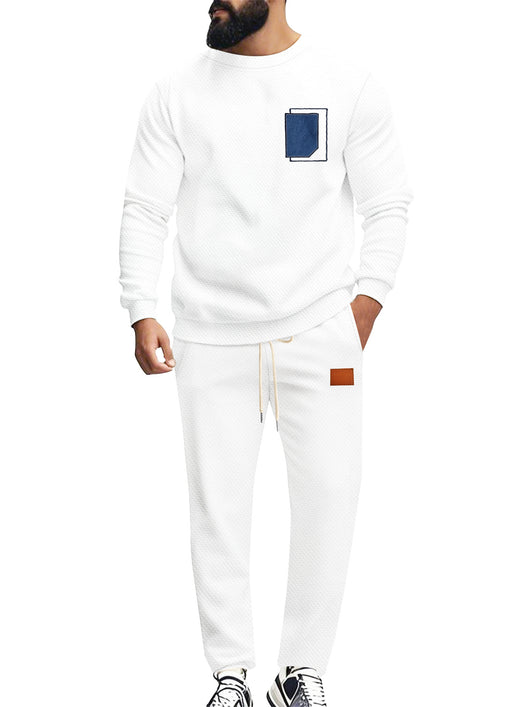 Suéter Deportivo Combinado Dos Piezas - Conjunto Casual Moderno - Image 34
