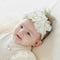 Diadema Infantil Estilo Coreano con Flores y Encaje