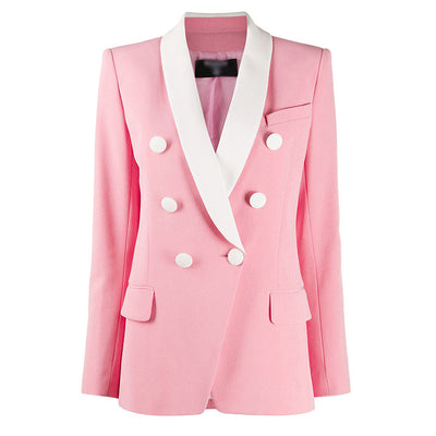 Blazer Ejecutivo Doble Botonadura Slim Fit Color Sólido - Image 8
