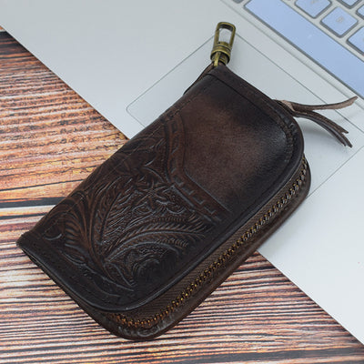 Estuche Multifuncional para Llaves de Cuero Curtido al Vegetal - Gran Capacidad - Image 7