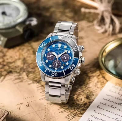 Reloj de Negocios para Hombre en Acero Inoxidable con Movimiento de Cuarzo - Image 7
