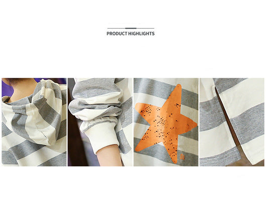 Sudadera con Capucha para Niñas - Largo Medio Casual - Image 15