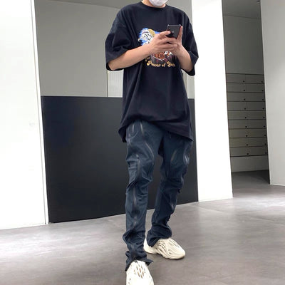 Pantalones Casuales Geométricos Funcionales para Hombre y Mujer - Otoño - Image 2