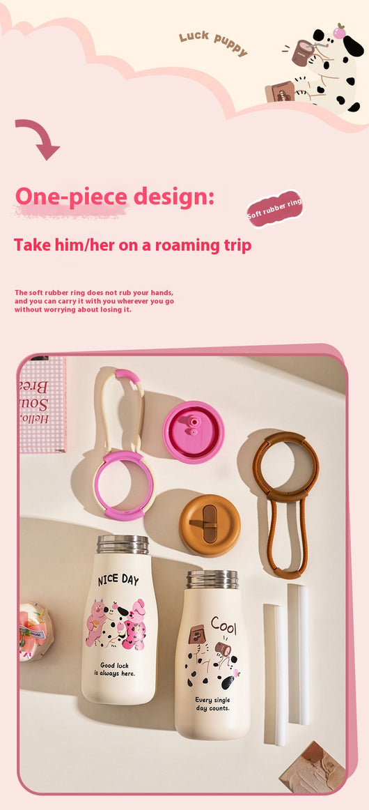 Vaso Térmico Portátil de Gran Capacidad con Pajilla para Mujeres - Image 16