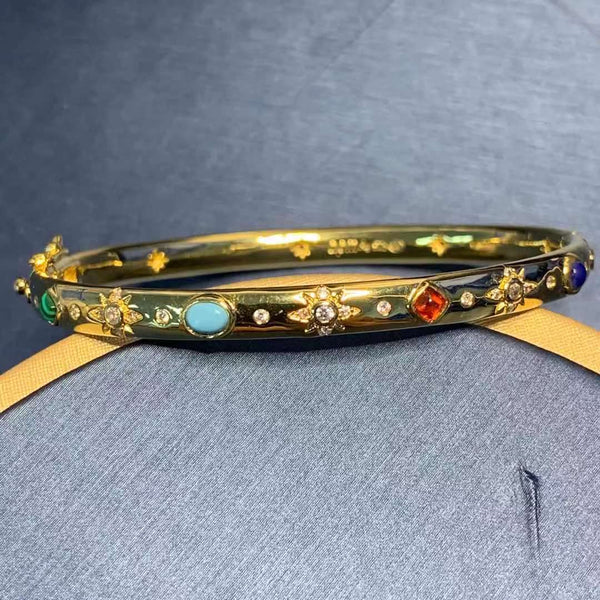 Pulsera de Piedra Estilo Romano Colores Naturales para Mujer