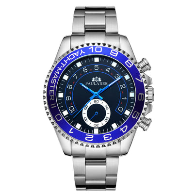 Reloj Automático de Acero Dorado con Esfera Luminosa para Hombre - Image 14