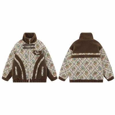 Abrigo Étnico de Lana de Cordero con Tejido Jacquard y Forro Térmico - Image 7