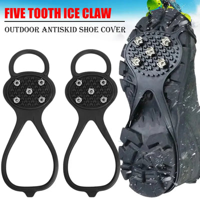 Crampones Unisex de 5 Púas para Hielo y Nieve - Antideslizantes para Senderismo y Escalada - Image 3
