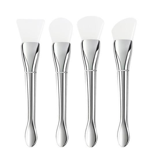 Brochas de Maquillaje Profesionales Varilla Plateada Cabezal Ultrafino - Image 5