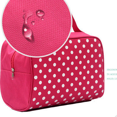 Bolsa de Cosméticos Impermeable con Diseño de Puntos - Image 5
