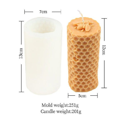 Molde de Silicona con Diseño Panal 3D para Velas - Image 6