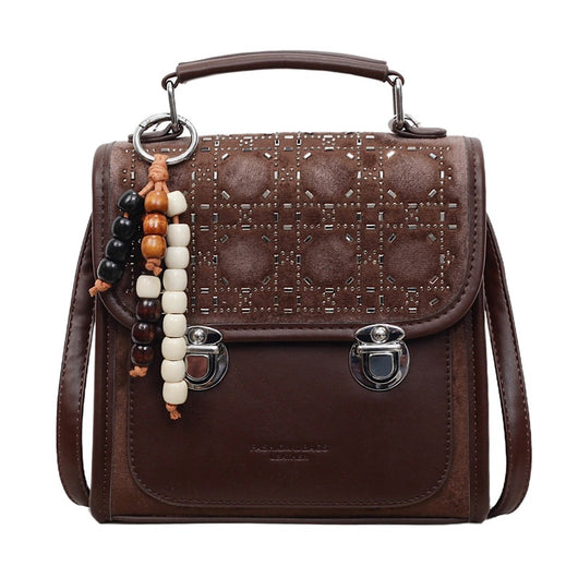 Bolsa Mensajera Cuadrada Texturizada para Mujer - Compacta y Versátil - Image 5