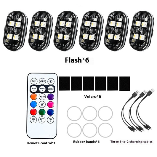 Luz de Advertencia Inalámbrica para Motocicleta con Control Remoto - Image 9